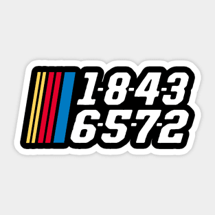 1843 Sticker